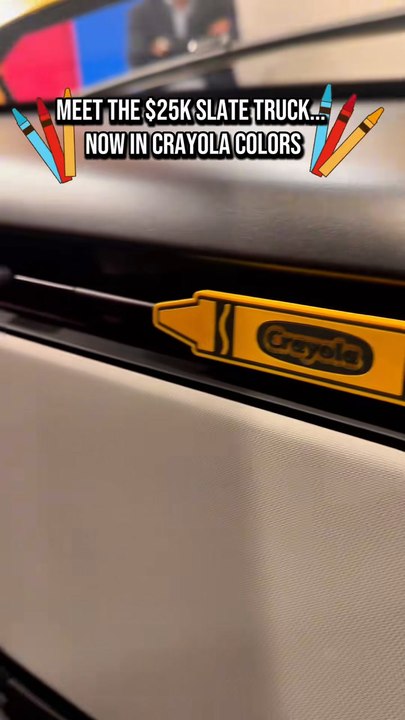 The $25k Slate EV Truck Gets a Crayola Makeover!