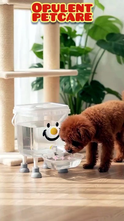 Gravity Cat Water Fountain – 5L No-Power Pet Wa...