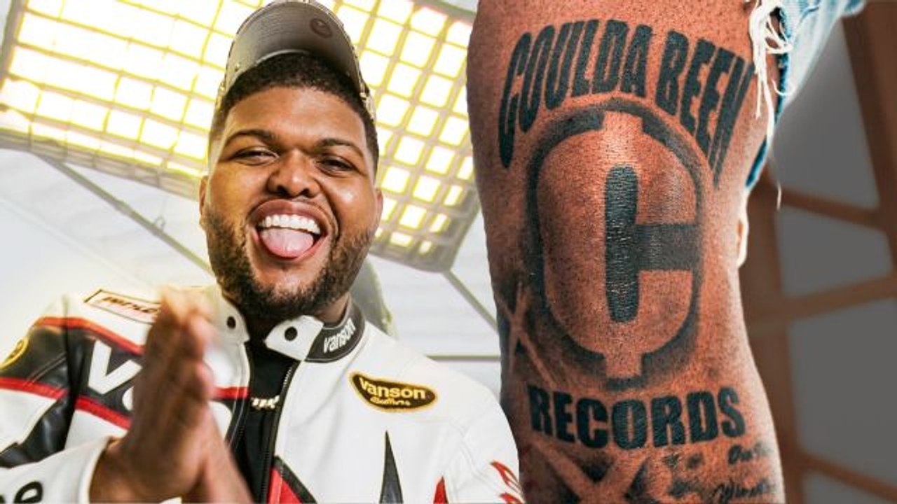 Druski Shows Off His Tattoos