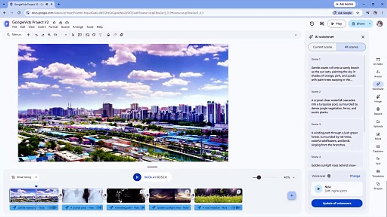 Google Vids 75 Auto Generated Captions