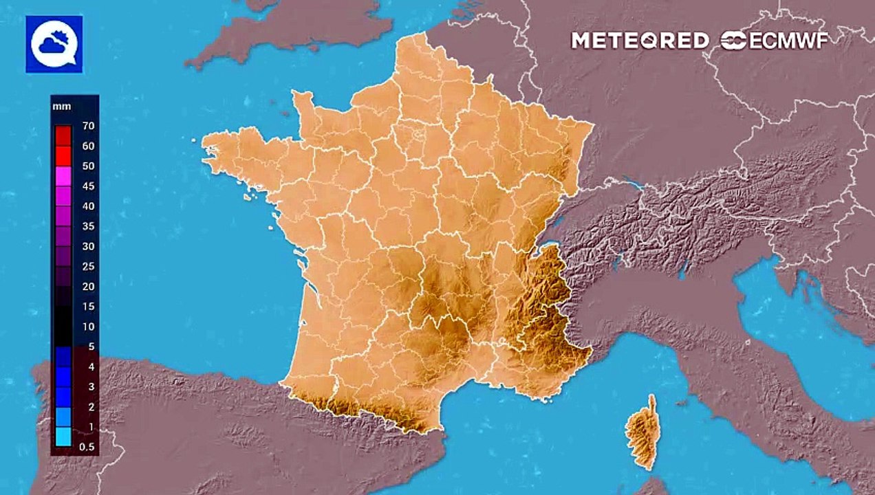 Cumuls de pluies : le sud et le sud-est sous su...