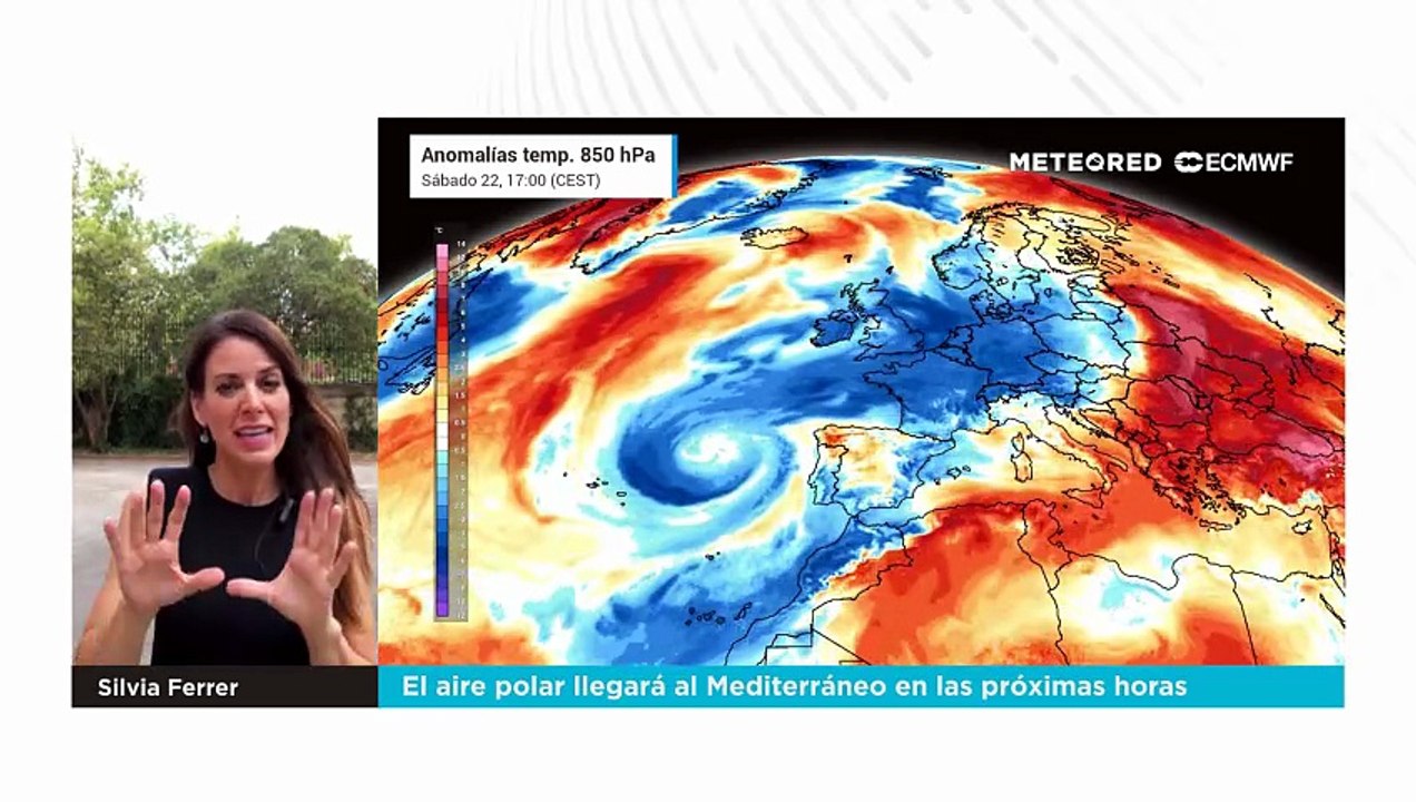 El aire polar llegará al Mediterráneo en las pr...