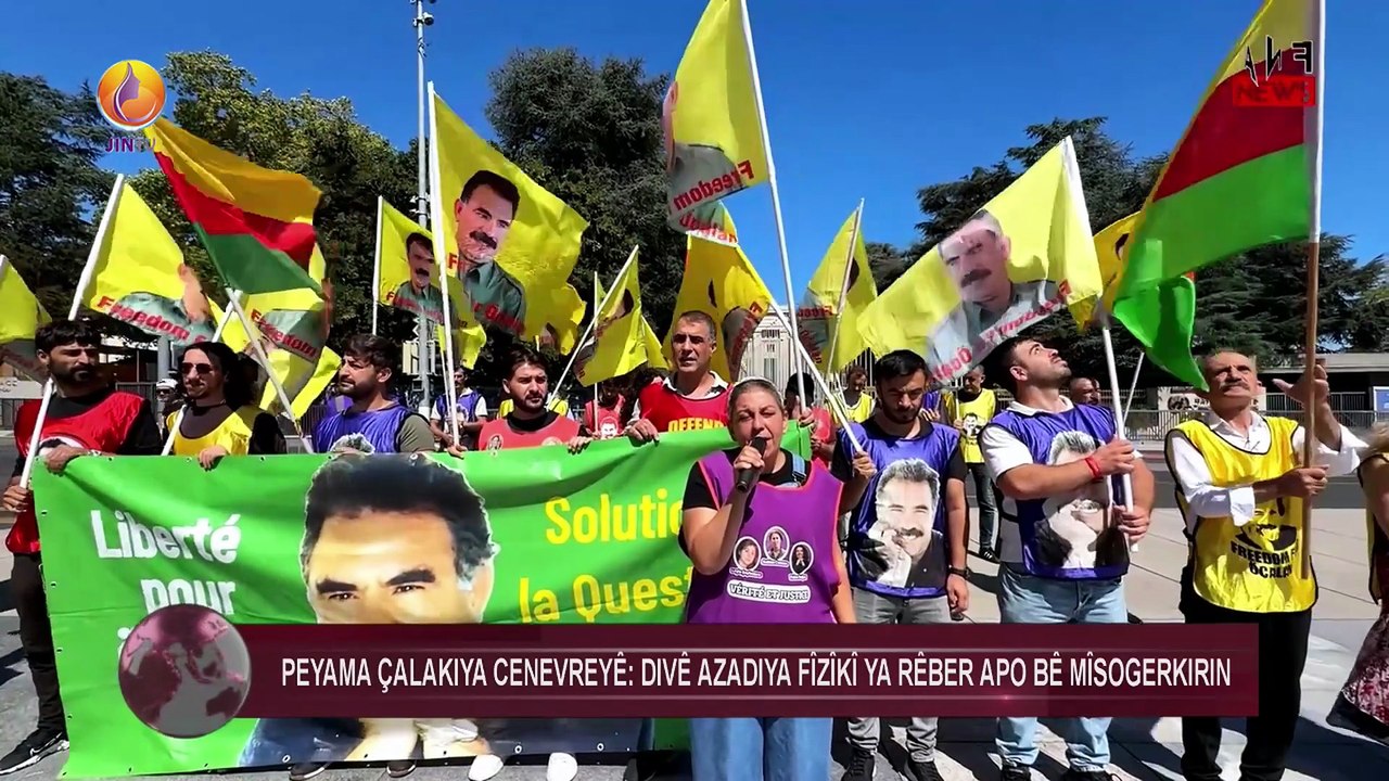 JIN TV-Nûçe-Eylem Şoreş-Pervin Buldan : Abdullah Ocalan dê di Komîteya Bêçekkirinê û Siyasetê de cih bigire