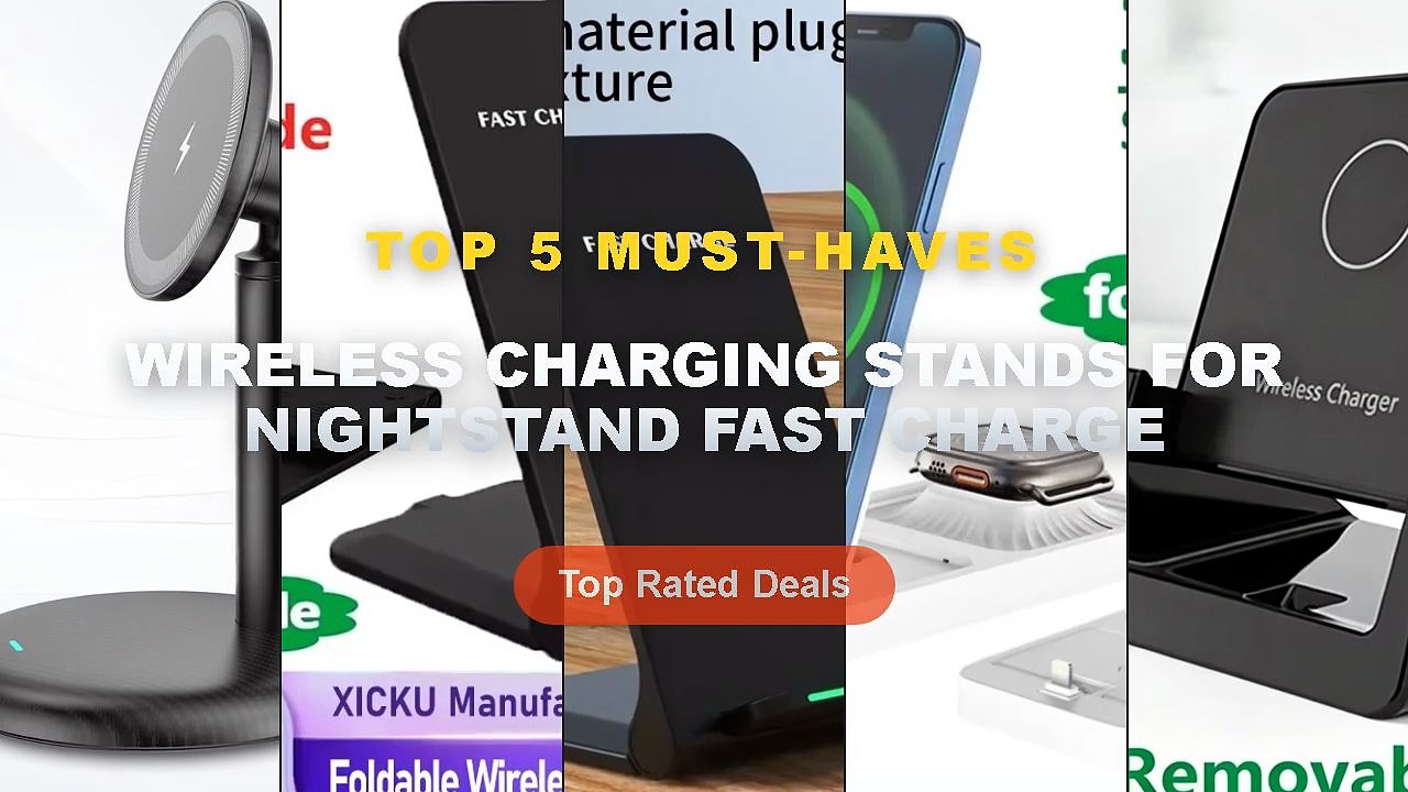 Ultimate Guide to the Best Wireless Charging Stands For Nightstand Fast Charge - Desktop Removable Wireless Charger Vert...