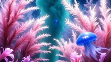 The Submerged Celestial Cloud | Surreal Fantasy Underwater World