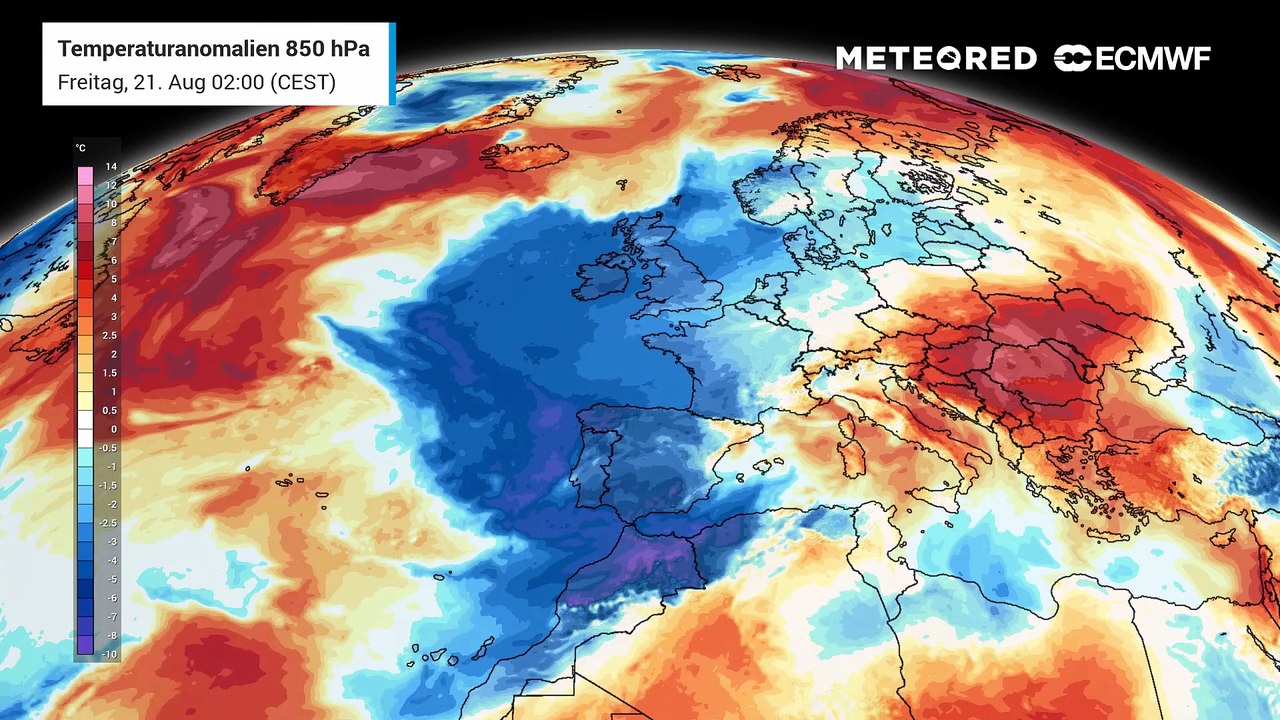 Höhenkälte rauscht nach Deutschland und beendet erstmal den Hochsommer
