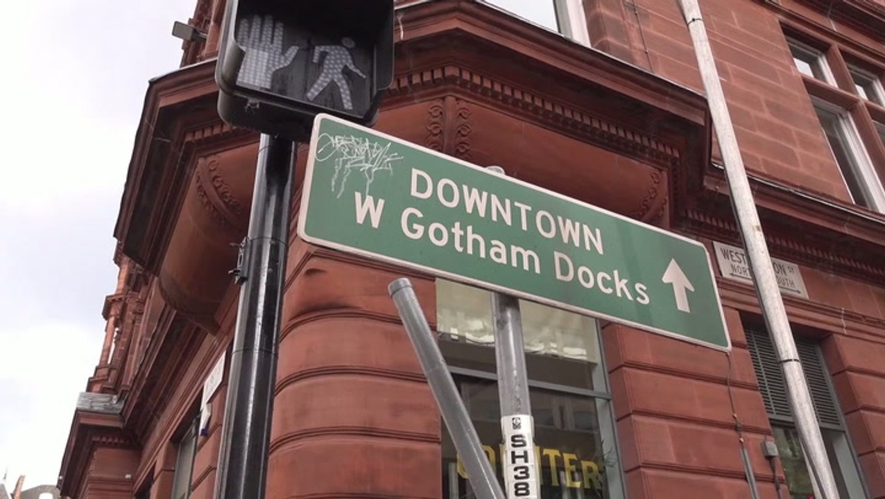 Batman crews transform Glasgow into Gotham for...