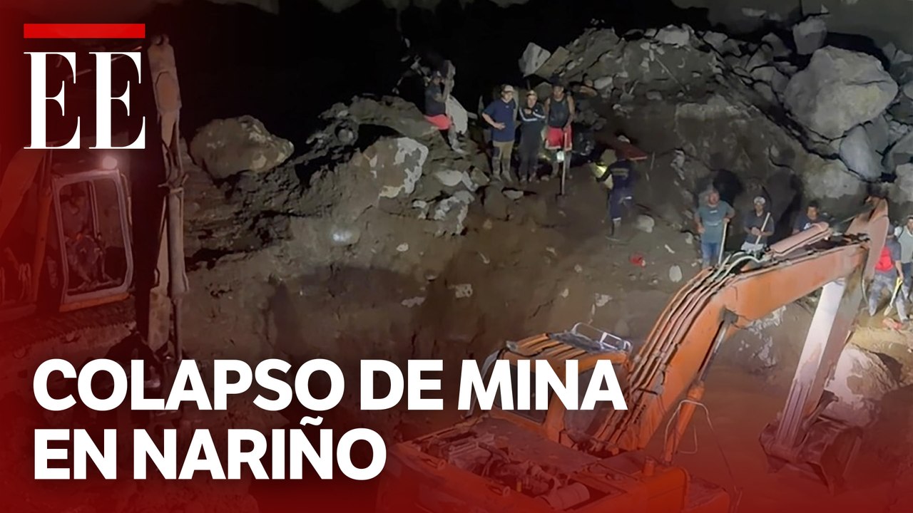 Colapso de una mina en Nariño dejó 13 personas...