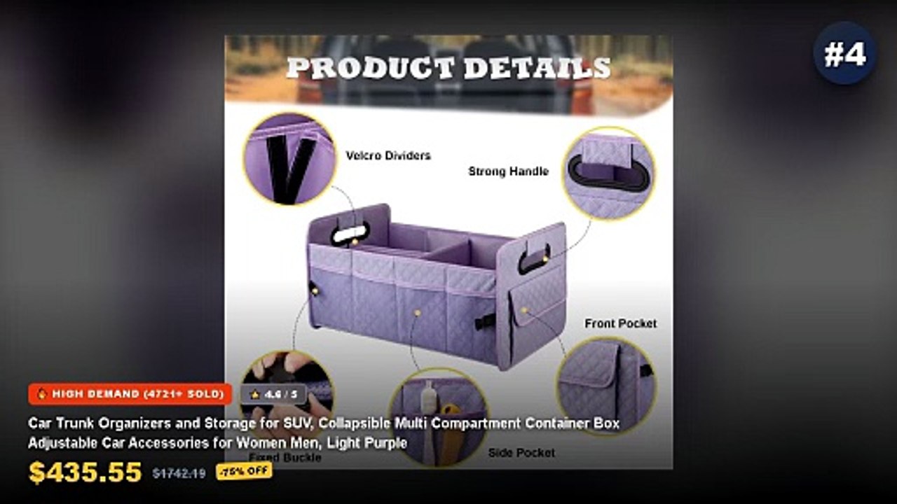 Ultimate Guide to the Best Car Trunk Organizers...