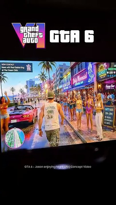 Gta 6 leaked gameplay viral beach ps5