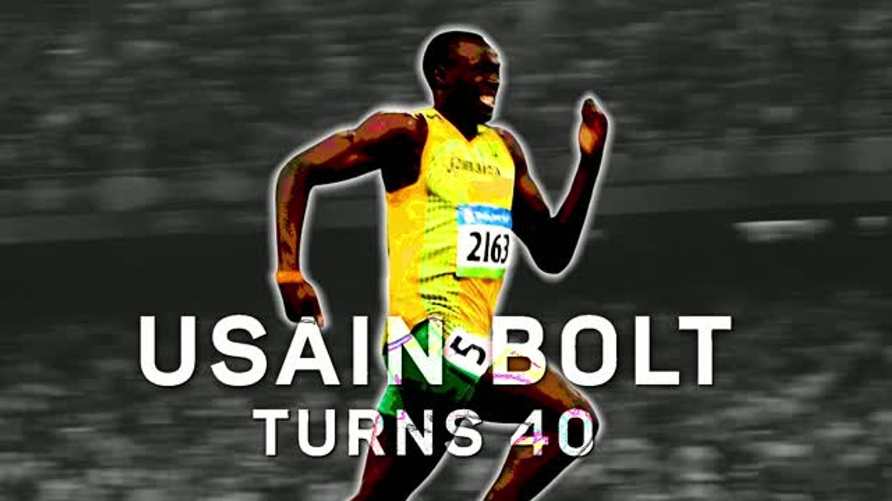 Usain Bolt - fastest ever turns 40