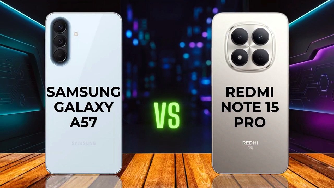 SAMSUNG GALAXY A57 VS REDMI NOTE 15 PRO _ FULL SPECS COMPARISON