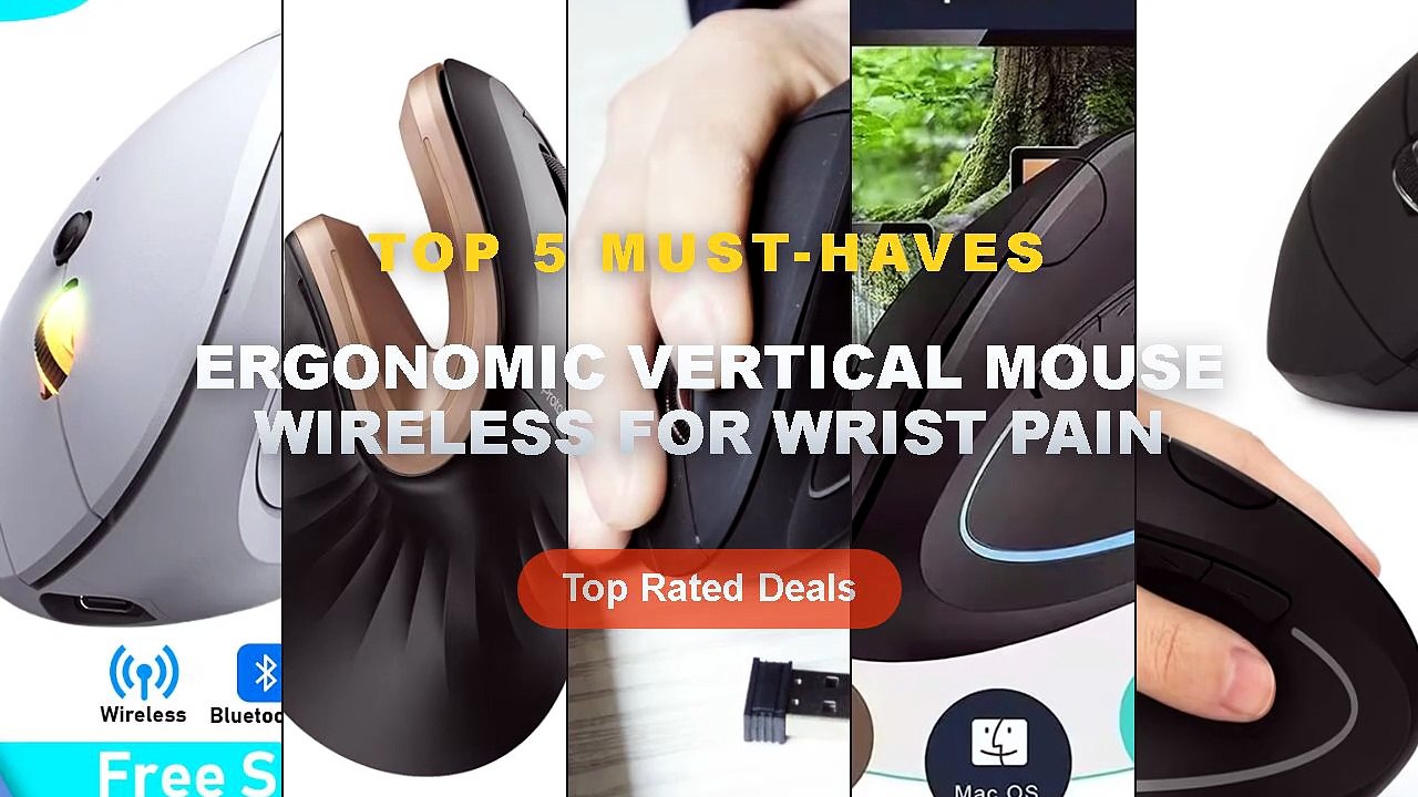 Cheap & Best Ergonomic Vertical Mouse Wireless...