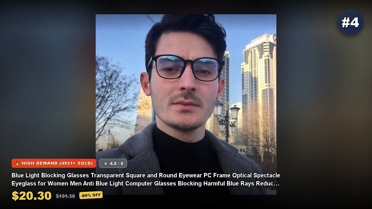 Amazing Anti Blue Light Computer Glasses For Sc...