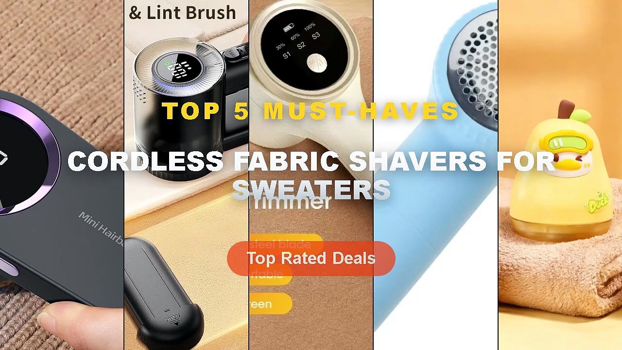 Amazing Cordless Fabric Shavers For Sweaters You Need To See - Cordless USB Rechargeable Fabric Shaver Lint Remover for ...