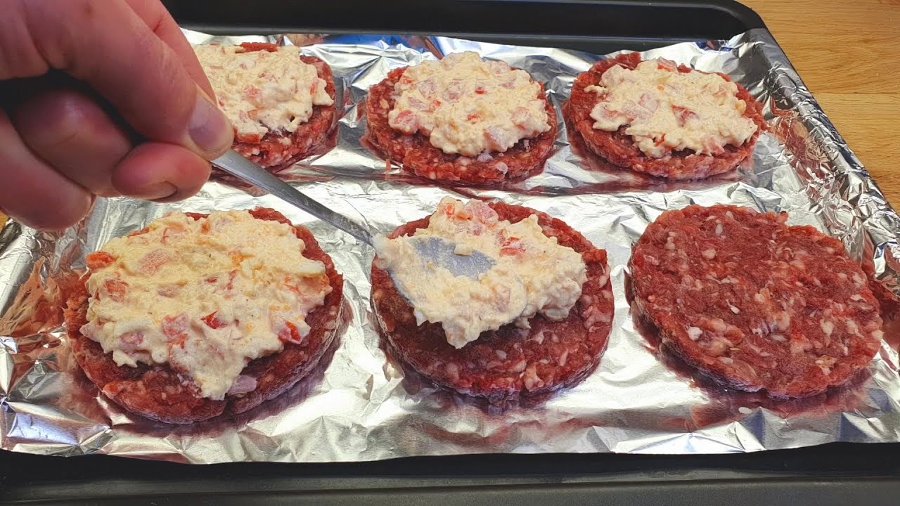 Billiges Abendessen Rezept aus Hackfleisch, sehr schnell und lecker! Es hat alles was Sie brauchen