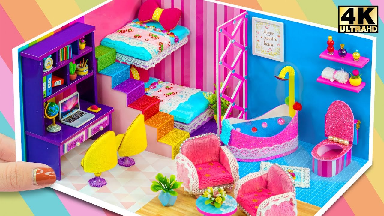 DIY Miniature Cardboard House #119 ❤️ How To Ma...