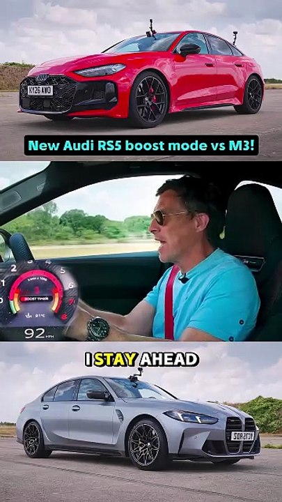 Audi RS5 boost mode ENGAGED!