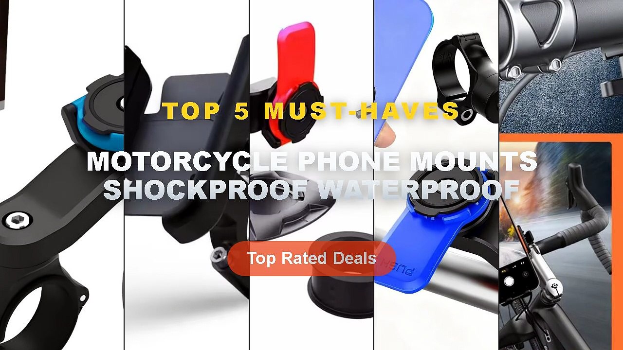 Ultimate Guide to the Best Motorcycle Phone Mounts Shockproof Waterproof - Secure Holder Shockproof Phone Mount Anti Sha...