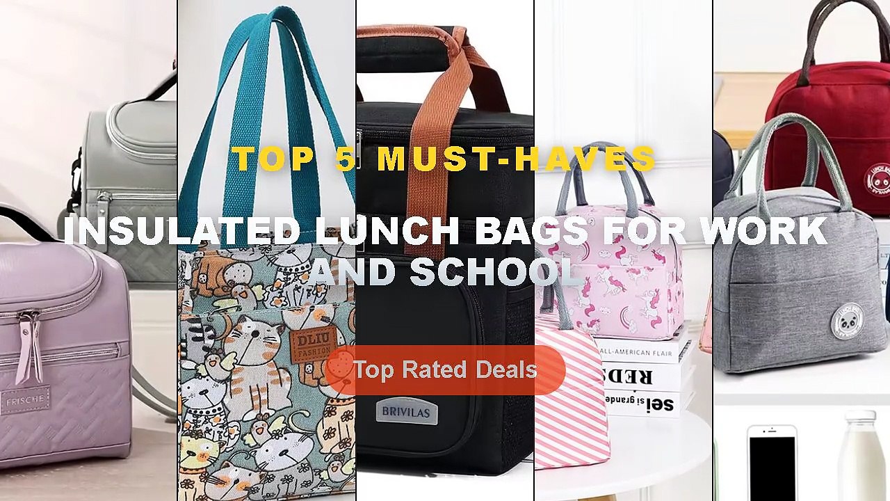 Amazing Insulated Lunch Bags For Work And Schoo...