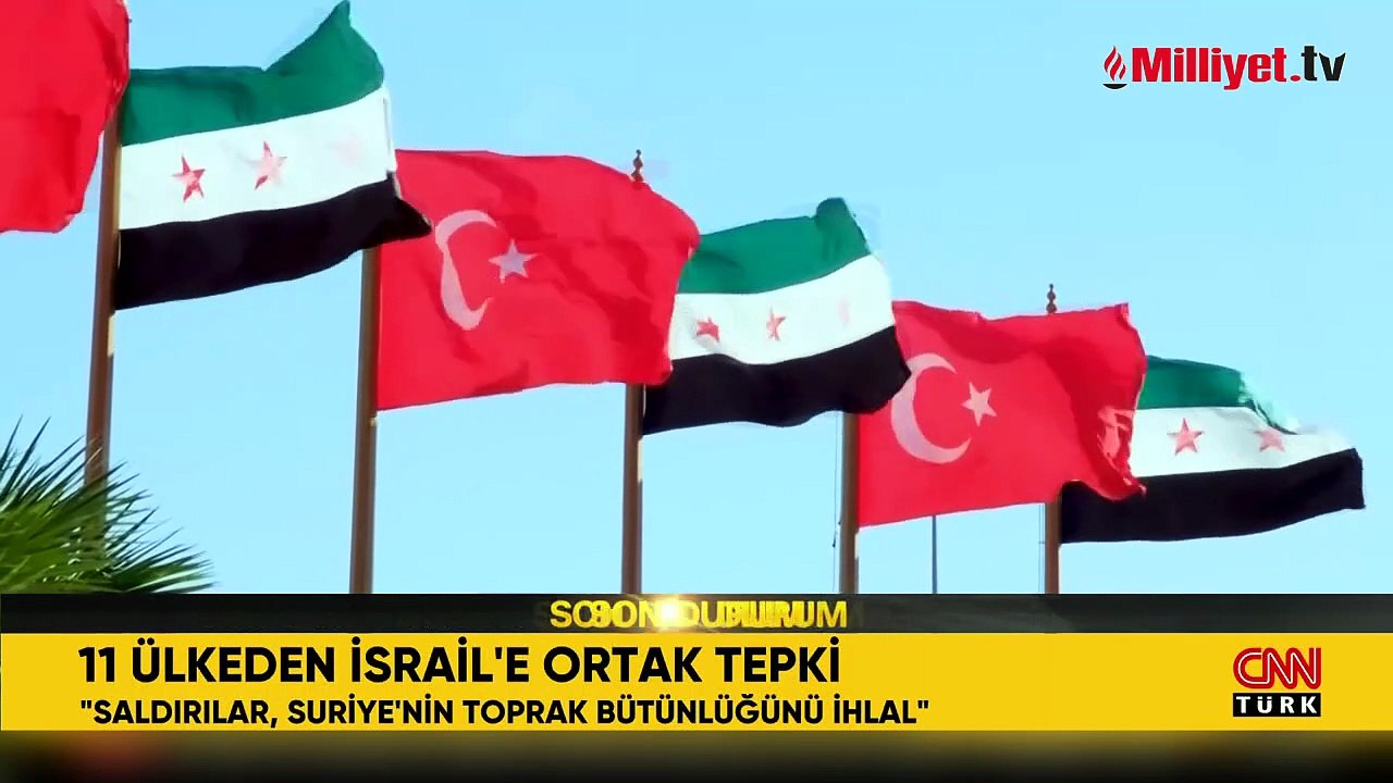 Türkiye dahil 11 ülkeden İsrail'in Suriye'deki...