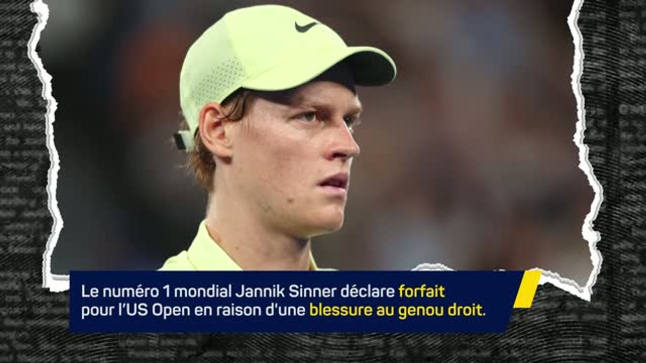 US Open - Sinner forfait