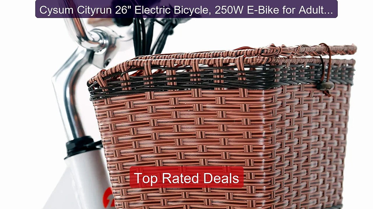 Cysum Cityrun 26" Electric Bicycle, 250W E-Bike for Adults ... -- Top Pick 2026 | Unbeatable Price!