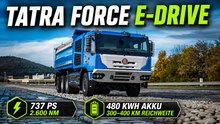 Tatra Force e-Drive BEV 8x8: Elektro-Gigant mit 480 kWh