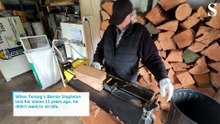 Blind wood splitter