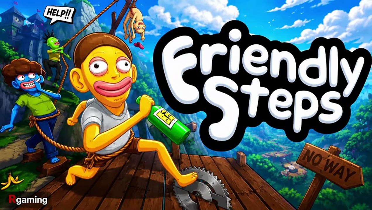 Friendly Steps – Official Game Trailer | Hilarious 1-4 Player Co-Op Physics Game (2026)