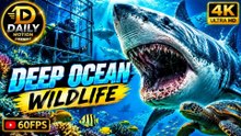 8K Deep Ocean 🌊🐋 | Ultra HD | Real Ocean Sounds & Relaxing Music | @DAIMOT