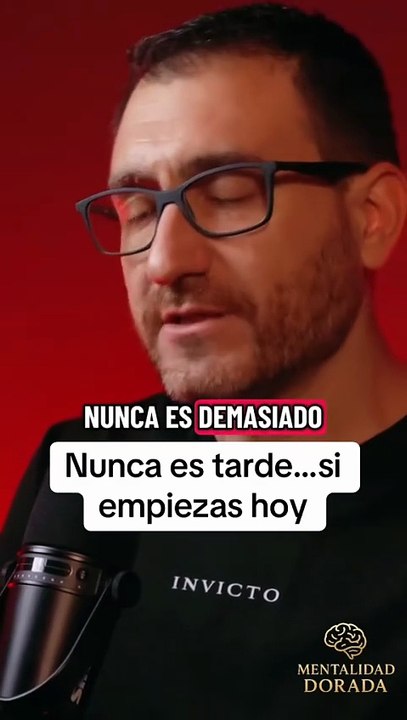 El tiempo no espera, pero tú puedes empezar ahora.