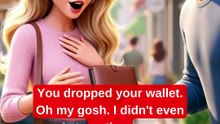 YOU DROPPED YOUR WALLET! 👛😱 Easy English Conversation