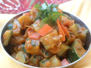 Massala courgettes aux épices