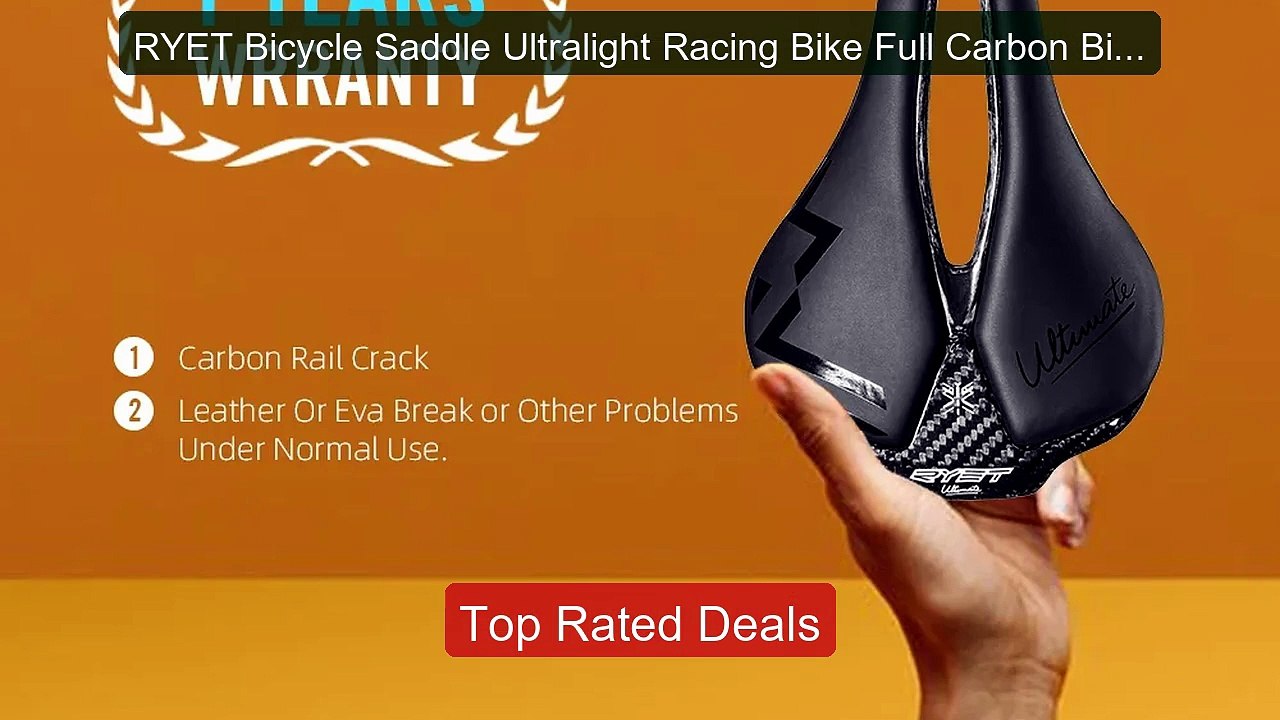 RYET Bicycle Saddle Ultralight Racing Bike Full Carbon Bike Seatin... -- Best Deal 2026 | Shop Now!