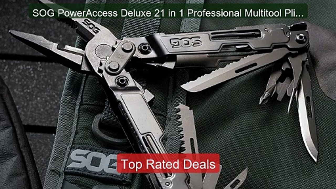 SOG PowerAccess Deluxe 21 in 1 Professional Multitool Plier... -- Top Pick 2026 | Unbeatable Price!