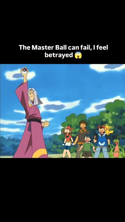 The Master Ball can fail, I feel betrayed,.. 😱