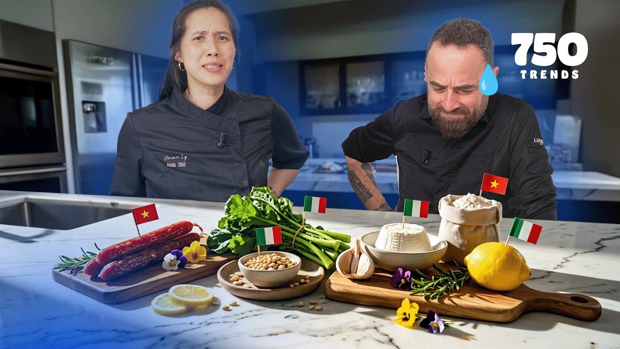 🇮🇹 Italie vs Vietnam 🇻🇳 : 2 Chefs improvisent l...