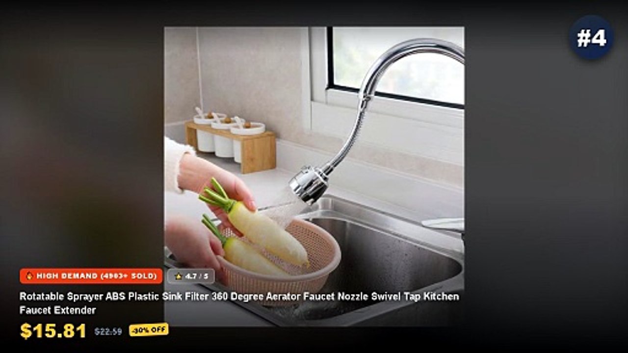 Kitchen Faucet Extenders With 360 Degree Swivel Sprayer: Top 5 Best Sellers - Kitchen Faucet Extender 360 Degree Swivel ...