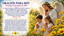 ORACIÓN Domingo 23 de agosto de 2026
