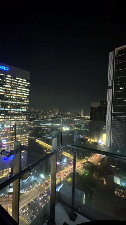 VUE INSANE depuis notre chambre d'hôtel à KL