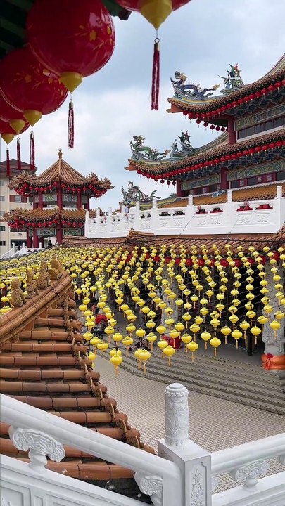TOITURES TYPIQUES des temples chinois en Malaisie