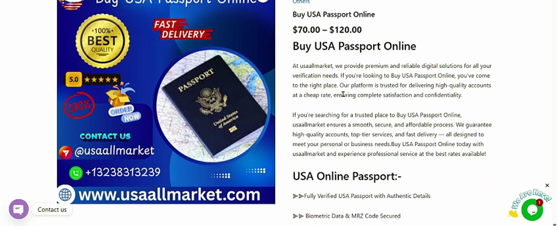 [Solved] Step-by-Step Guide to Buy USA Passport Online