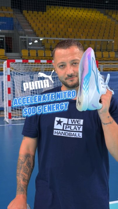 PUMA ACCELERATE NITRO SQD 5 ENERGY 🔥 #Handball...