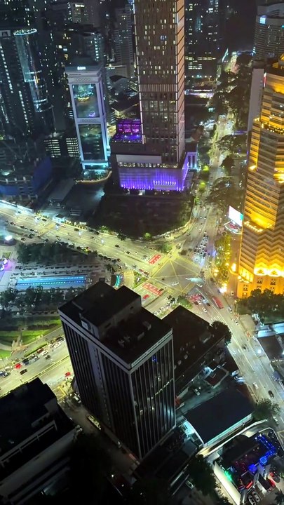LE FLUX TRAFFIC dans le centre de Kuala Lumpur