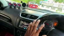 Suzuki Swift cabin POV + custom exhaust sounds. Listen closely! 🏁✨