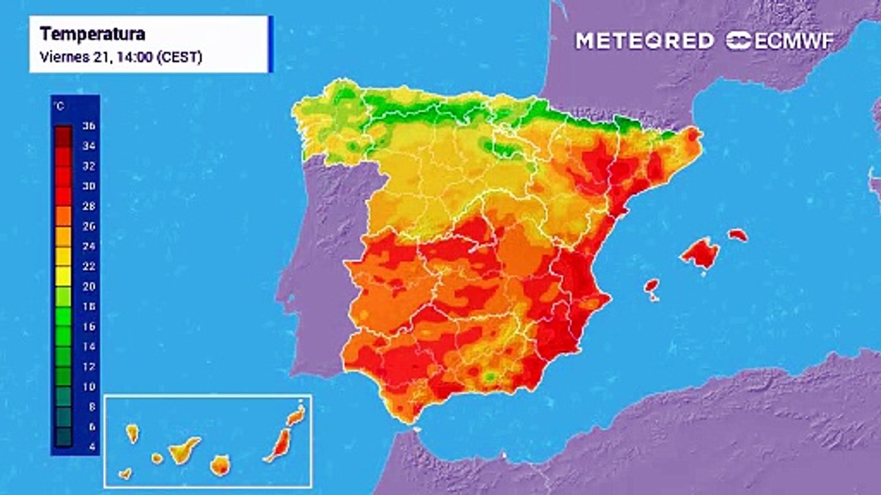 Contraste térmico: las temperaturas bajan pero ascienden en el norte