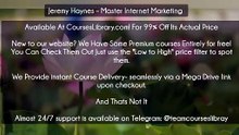 (Courseslibrary.com)Jeremy Haynes – Master Internet Marketing Download