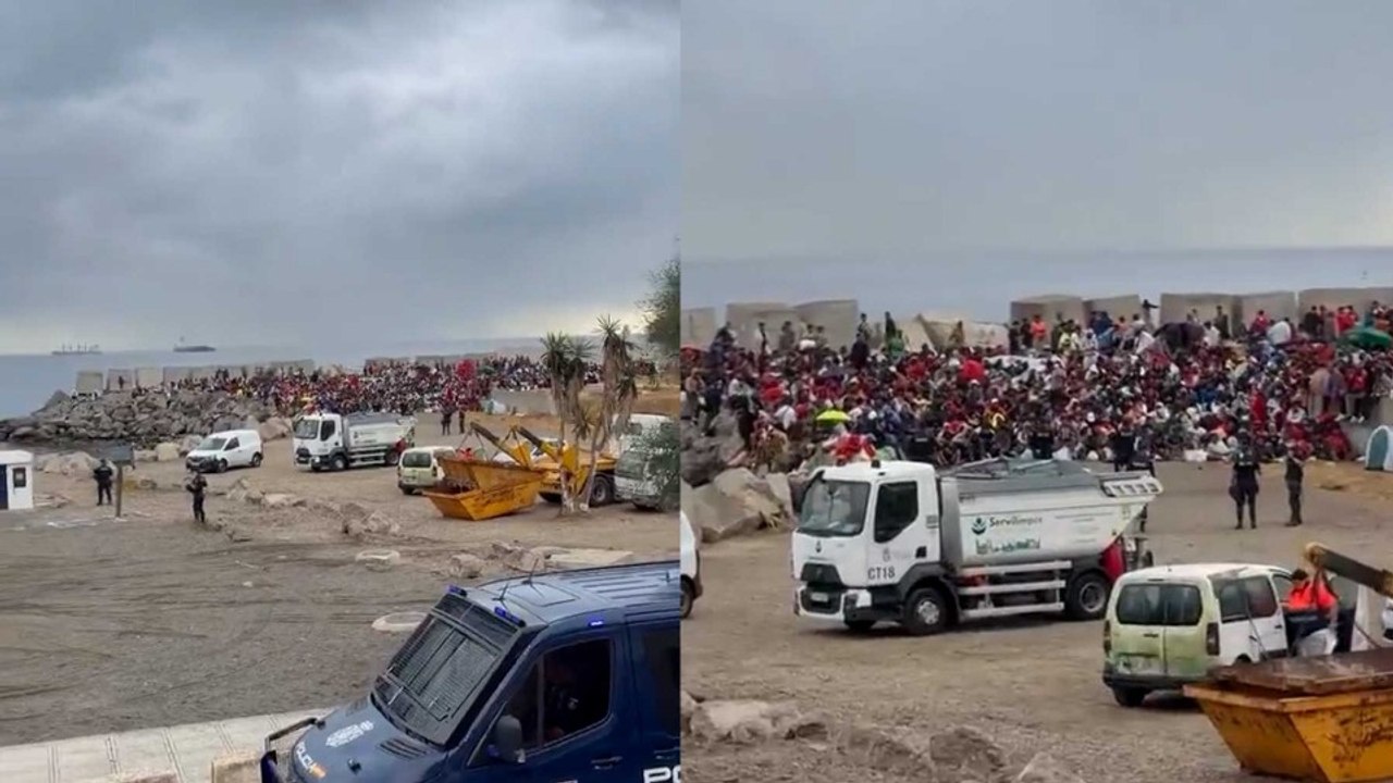 Más de 2.000 ilegales escapan de los campamento...