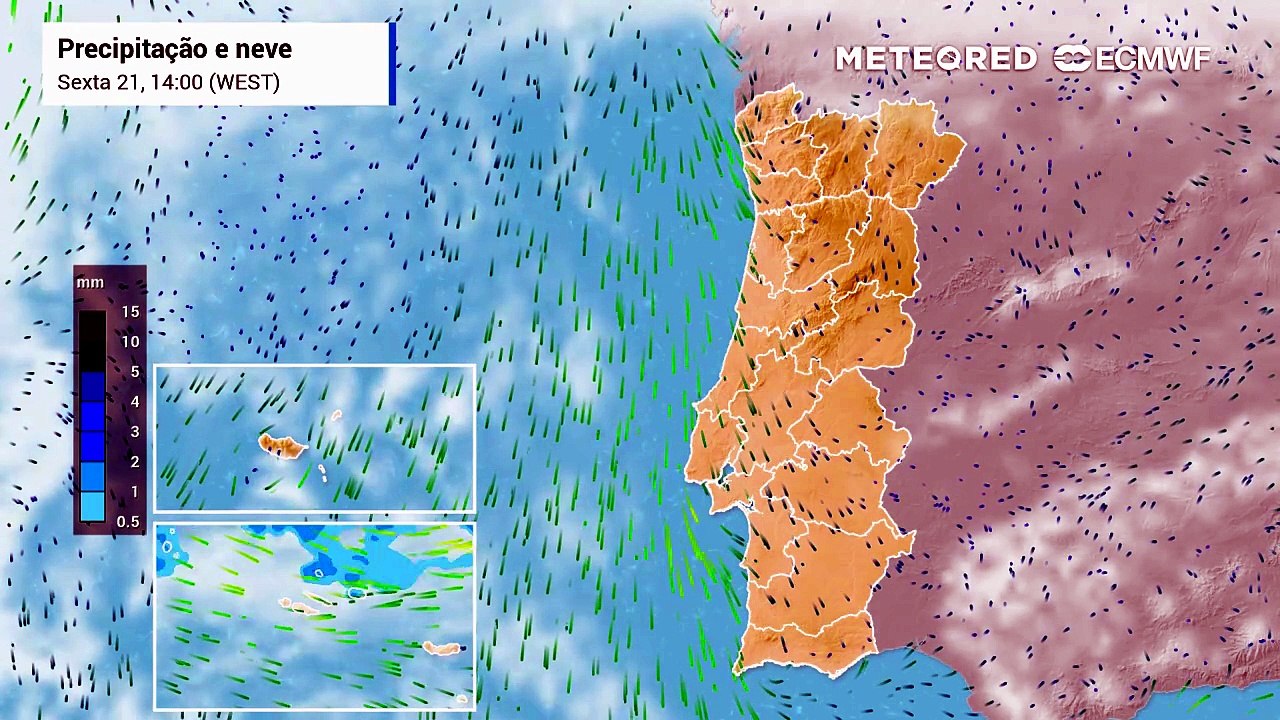 A chuva regressa a Portugal em breve